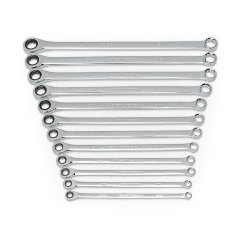 12 Pc. XL GearBox Double Box Ratcheting Wrench Set Metric