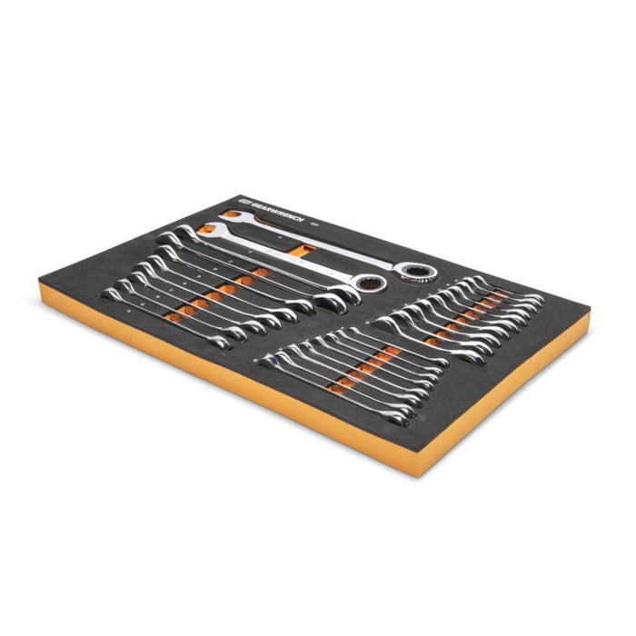 GEARWRENCH Metric Ratcheting Wrench Set 28pc 86527