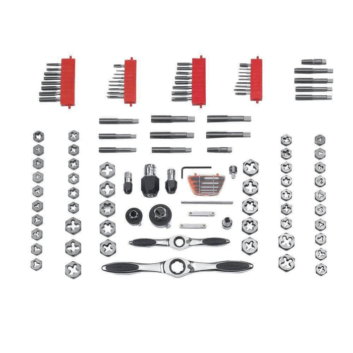 GEARWRENCH 114 Piece Ratcheting Tap and Die Set | SAE & Metric | 82812