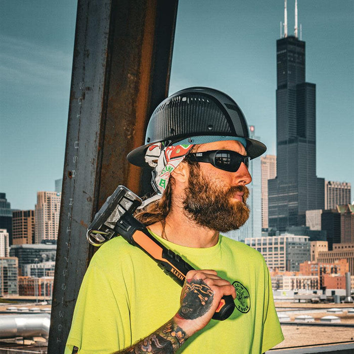 Klein Carbon Fiber Full Brim Hard Hat, Spartan -60513