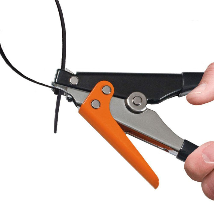 Klein Tools 86570 Tie Tensioning Tool, for Ties Rated at 120 to 250-Pound, Supplies up to 65-Pound of Tension, Handle Grips for Comfort