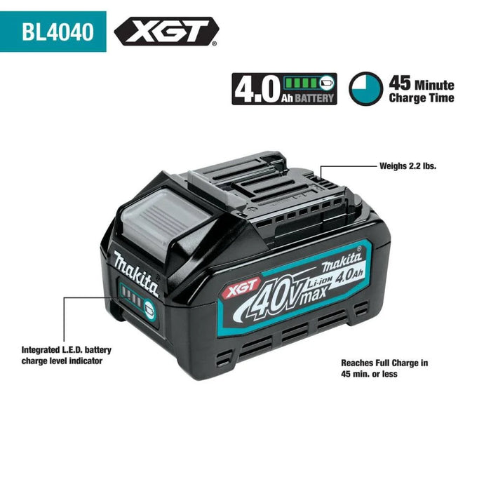 Makita GAU01M1 40V Max XGT 10 In. Pole Saw Kit 8ft. Length & FREE Makita GBU01Z