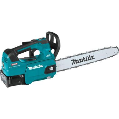 Makita GCU03M1 40V Max XGT Cordless 16in Top Handle Chain Saw Kit & FREE Makita GBU01Z