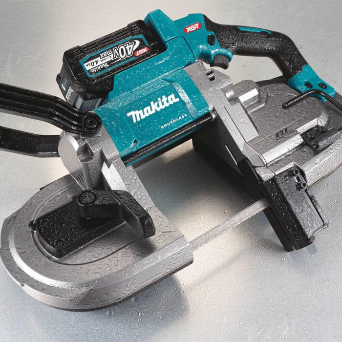 Makita (GBP01M1) 40V Max XGT Brushless Cordless Deep Cut Portable Band Saw Combo Kit (4.0Ah)