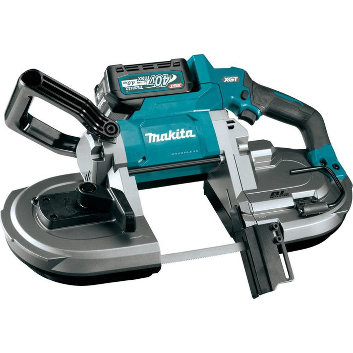 Makita (GBP01M1) 40V Max XGT Brushless Cordless Deep Cut Portable Band Saw Combo Kit (4.0Ah)