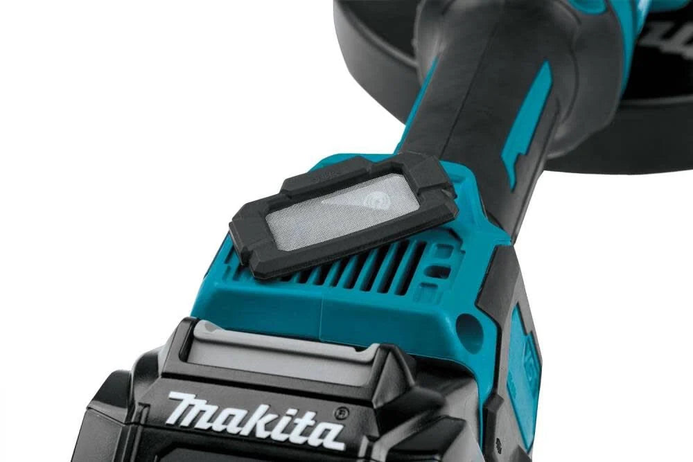 Makita (GAG10Z) 40 Max XGT Brushless Lithium-Ion 9 in. Cordless Paddle Switch Angle Grinder with Electric Brake and AWS (Bare Tool)