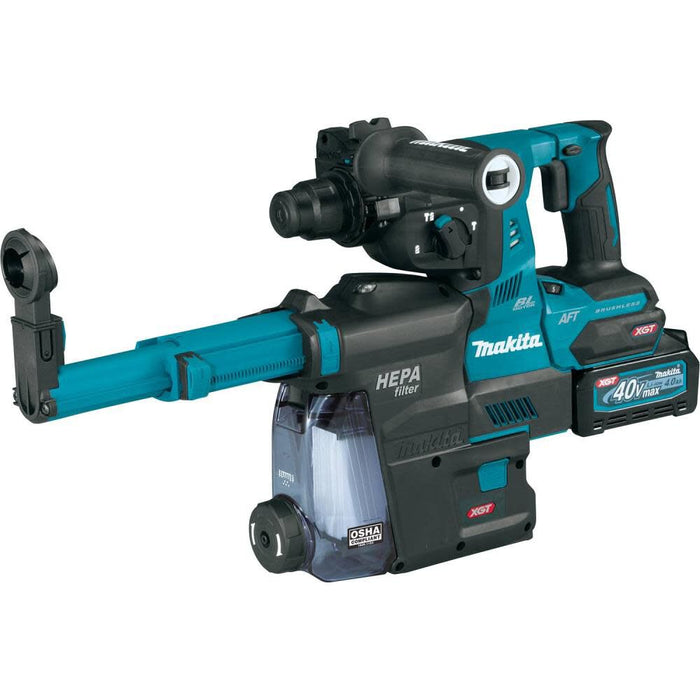 Makita (GRH01M1W) 40V Max XGT️ Rotary Hammer Kit 1-1/8In AVT with Dust Extractor