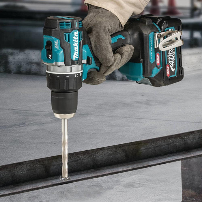 MAKITA 40V Max (GFD02D) XGT Compact Brushless Cordless 1/2" Driver‑Drill Kit (2.5Ah)