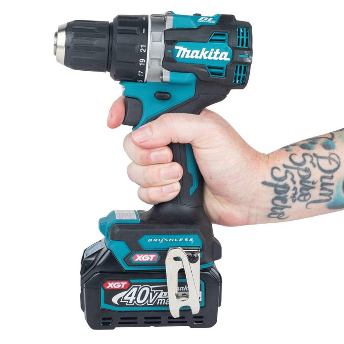 MAKITA 40V Max (GFD02D) XGT Compact Brushless Cordless 1/2" Driver‑Drill Kit (2.5Ah)