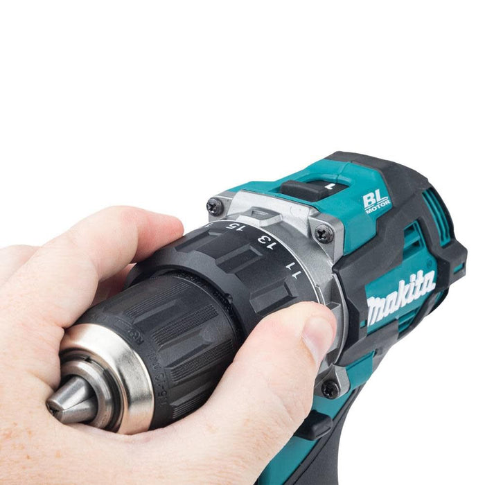 MAKITA 40V Max (GFD02D) XGT Compact Brushless Cordless 1/2" Driver‑Drill Kit (2.5Ah)