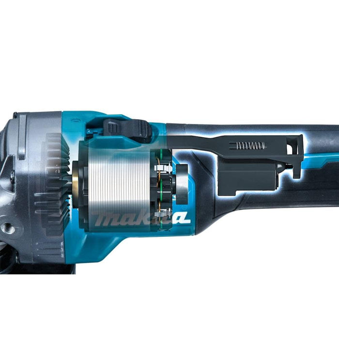 MAKITA (GAG01M1) 40V Max XGT Brushless Cordless 4‑1/2” / 5" Angle Grinder Kit, with Electric Brake (4.0Ah)