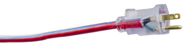 Southwire 100-Feet, Contractor Grade, 12/3 Extension Cord, With Lighted End, Red White And Blue, American Made Extension Cord, Indoor and Outdoor Use, Water Resistant Flexible Jacket