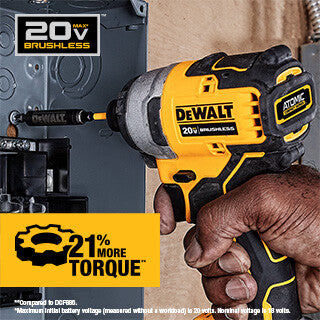 DeWALT (DCK225D2) 20V ATOMIC MAX Brushless 2-Tool Combo Kit
