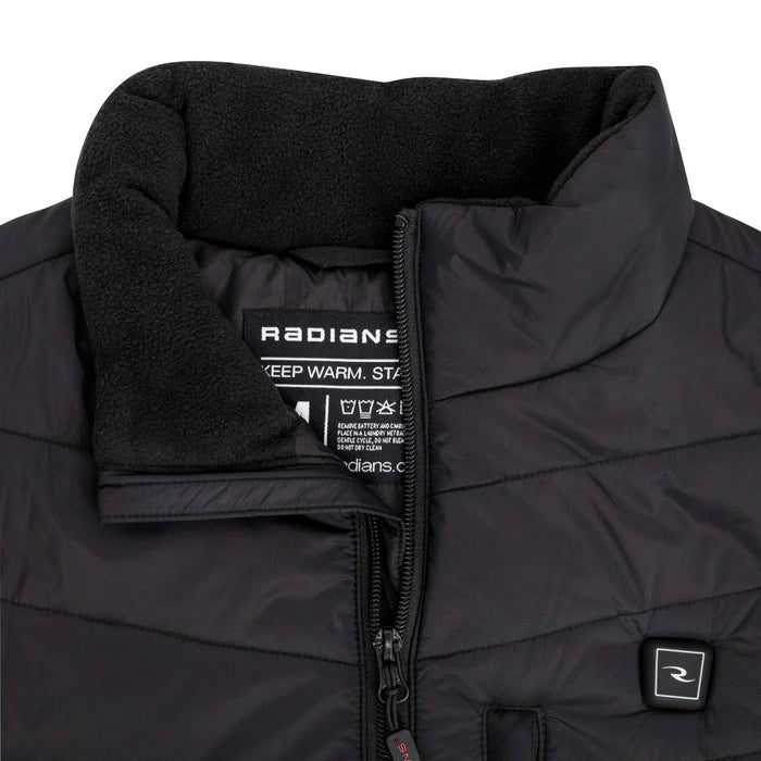 [USED] Radians RHG-V201B-M Women's Heated Puffer Vest Kit with Battery, Black, Medium