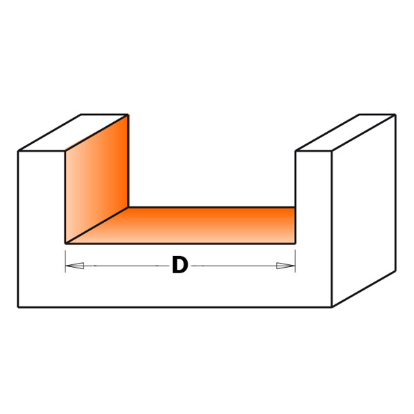 CMT Orange Tools 1-1/2" Dado & Planer Bit