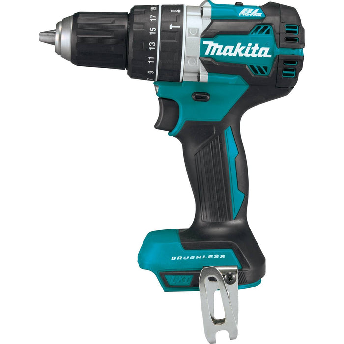 Makita 18V LXT Lithium-Ion Compact Brushless Cordless 1/2" Hammer Driver-Drill (Bare Tool)