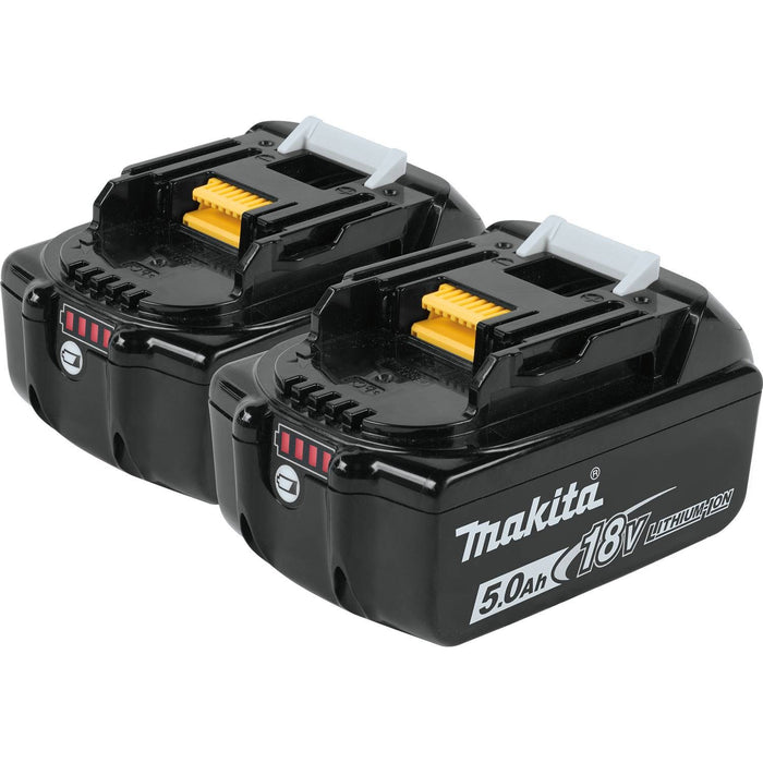 Makita (BL1850B-2) 18V LXT 5.0 Ah Lithium-Ion Battery 2-Pack