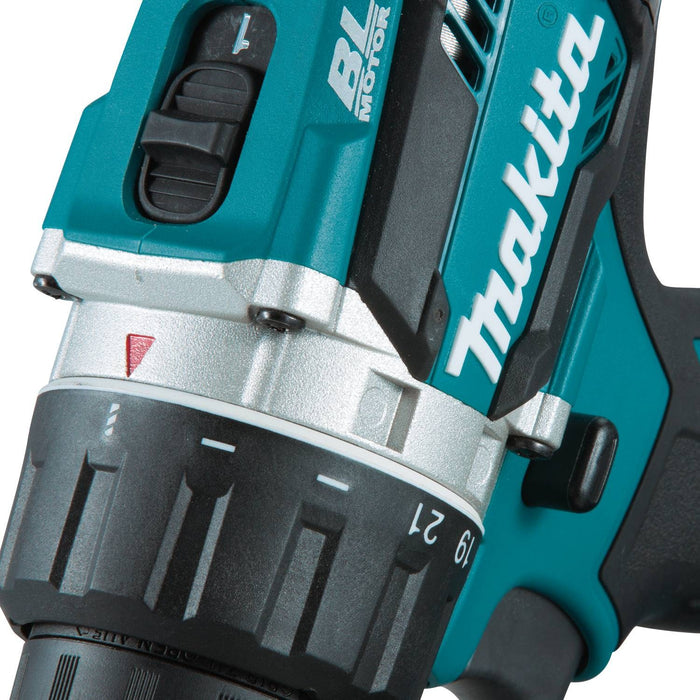 Makita (XFD12T) 18V LXT Lithium-Ion Compact Brushless Cordless 1/2" Driver-Drill Kit, 2-speed, var. spd., L.E.D. Light, bag (5.0Ah)