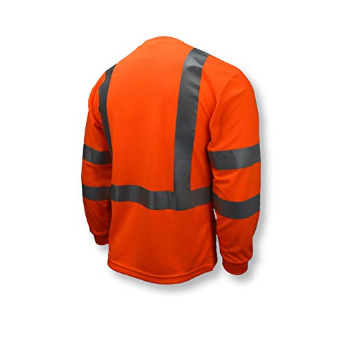 Radians Class 3 Max-Dri Moisture Wicking Mesh Long Sleeve Safety T-Shirt