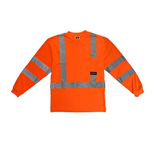 Radians Class 3 Max-Dri Moisture Wicking Mesh Long Sleeve Safety T-Shirt