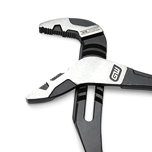 GEARWRENCH (82205CAZ) Pitbull Auto-Bite Tongue & Groove Dual Material Pliers with K9 Jaws - 3 Piece Mixed Set