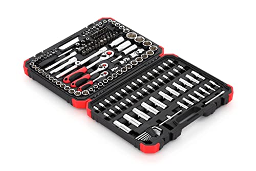 Gedore R45603172 172 Socket Set, 172 Pieces in Case, 1/2-inch 3/8" and 1/4" Sockets and Bits