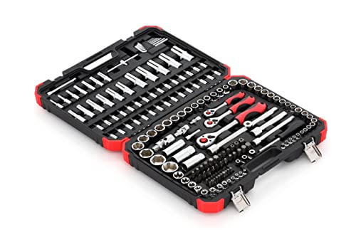 Gedore R45603172 172 Socket Set, 172 Pieces in Case, 1/2-inch 3/8" and 1/4" Sockets and Bits