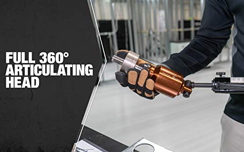 Southwire MP-XD Max Punch, Knockout Tool Used with Cordless Drill, Virtually Universal, Heavy Duty Cutting, Quick Accurate Knockouts