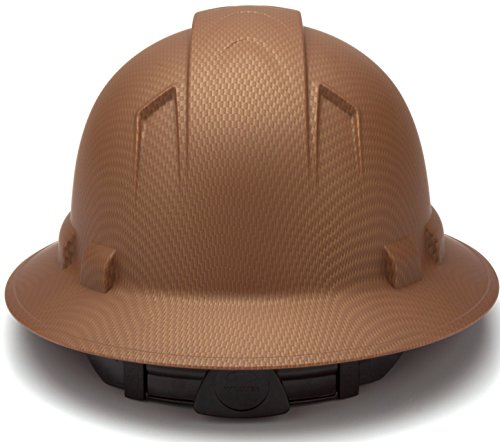 Pyramex Ridgeline Hydro Dipped Full Brim Hard Hat (Matte Copper Graphite Pattern)