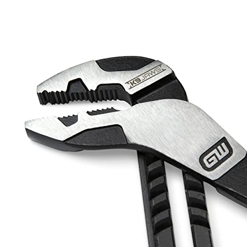 GEARWRENCH (82205CAZ) Pitbull Auto-Bite Tongue & Groove Dual Material Pliers with K9 Jaws - 3 Piece Mixed Set