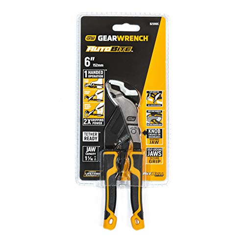 GEARWRENCH Pitbull Auto-Bite Tongue & Groove Dual Material Pliers