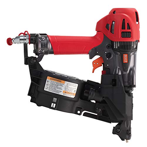 MAX USA (HN65J2) PowerLite High Pressure Coil Metal Connector Nailer up to 2-1/2 In.