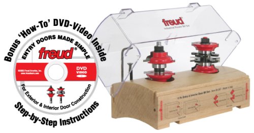 Freud 99-277: 1-7/8" (dia.) Entry & Interior Door Router Bit System with 1/2" shank, 4-19/32" overall length