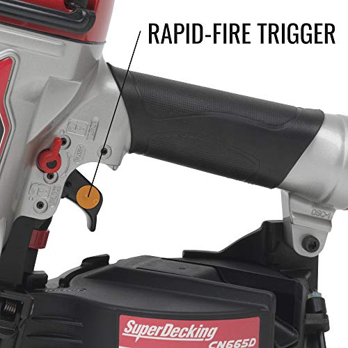 MAX USA (CN665D) Decking Coil Nailer up to 2-1/2 In.