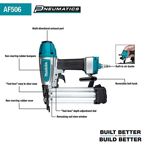 Makita 1-Gallon Compact Air Compressor & 18 Gauge Brad Nailer Combo Kit