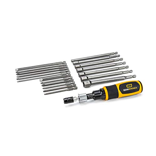 GEARWRENCH 20 Pc. 1/4" Drive Torque Screwdriver Set 10-50 In/lbs. - 89620