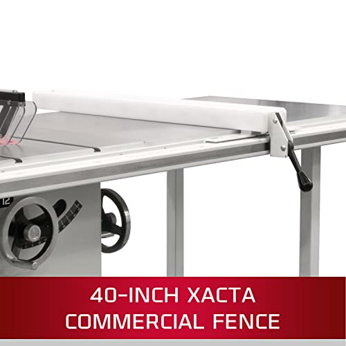 JET JTAS-12-DX, 12-Inch XACTA Cabinet Saw, 5HP, 1Ph 230V (708546PK)