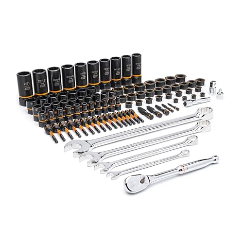 GEARWRENCH 97 Piece 1/4�, 3/8�, 1/2� Drive Bolt Biter Mechanics Tool Set in Foam Storage Tray - GWMSBBS02