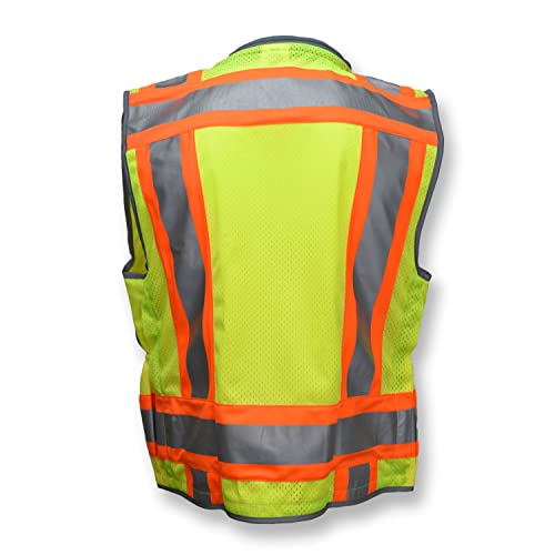 Radians SV55 Class 2 Heavy Woven Two Tone Woven/Mesh Engineer Vest Hi-Vis