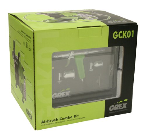 Grex Combo Kit with Genesis.XT and AC1810-A Air Compressor Airbrush