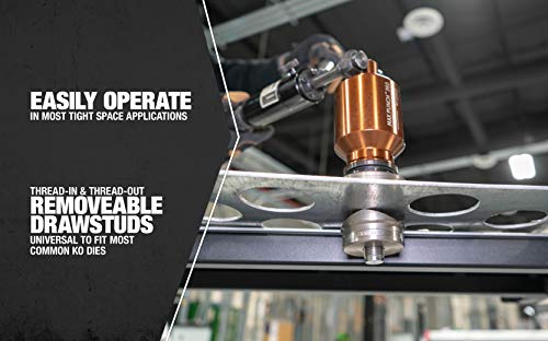 Southwire MP-XD Max Punch, Knockout Tool Used with Cordless Drill, Virtually Universal, Heavy Duty Cutting, Quick Accurate Knockouts