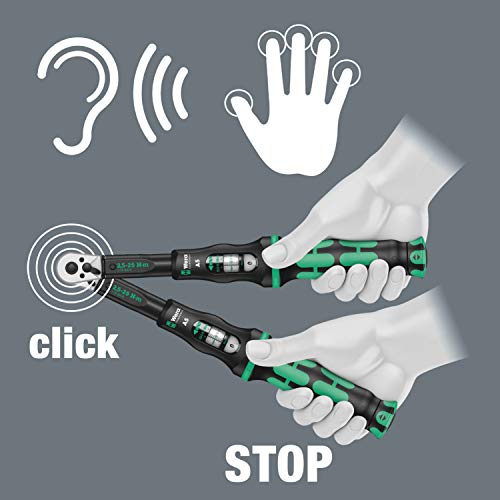 Wera Tools Click-Torque A 5 torque wrench with reversible ratchet, 2.5-25 Nm