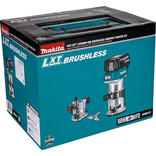 Makita (XTR01T7) 18V LXT Lithium-Ion Brushless Cordless Compact Router Kit