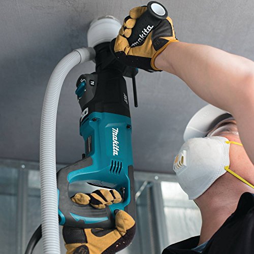 Makita (HR2641X1) SDS-PLUS 3-Mode Variable Speed AVT Rotary Hammer with Case and 4-1/2" Angle Grinder, 1"