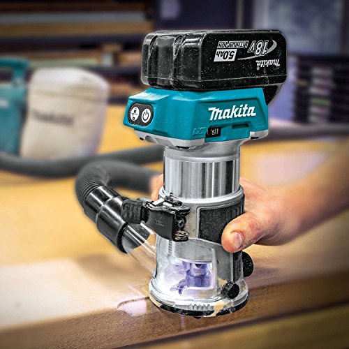 Makita (XTR01T7) 18V LXT Lithium-Ion Brushless Cordless Compact Router Kit