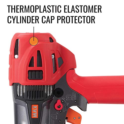 MAX USA (HN65J2) PowerLite High Pressure Coil Metal Connector Nailer up to 2-1/2 In.