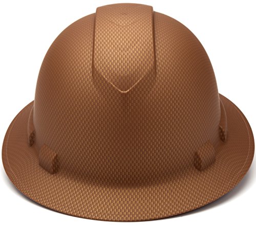 Pyramex Ridgeline Hydro Dipped Full Brim Hard Hat (Matte Copper Graphite Pattern)