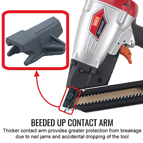 MAX USA (SN438J) Super Locator Metal Connector Nailer up to 1-1/2 In.