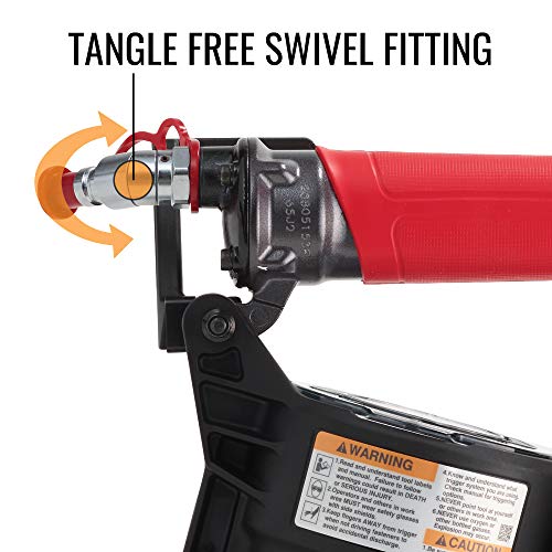 MAX USA (HN65J2) PowerLite High Pressure Coil Metal Connector Nailer up to 2-1/2 In.