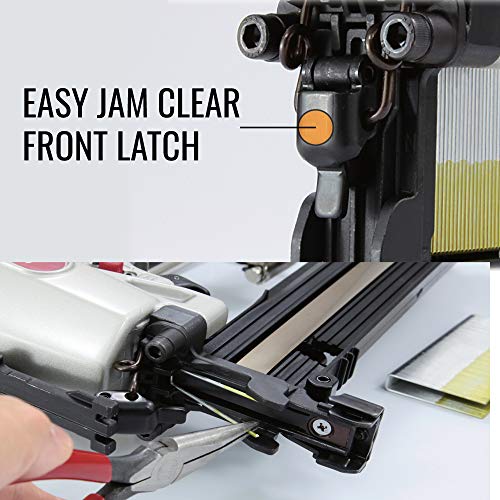 MAX USA (TA551B/16-11) SuperStapler 11-7/16 In. Medium Crown Stapler up to 2 In.